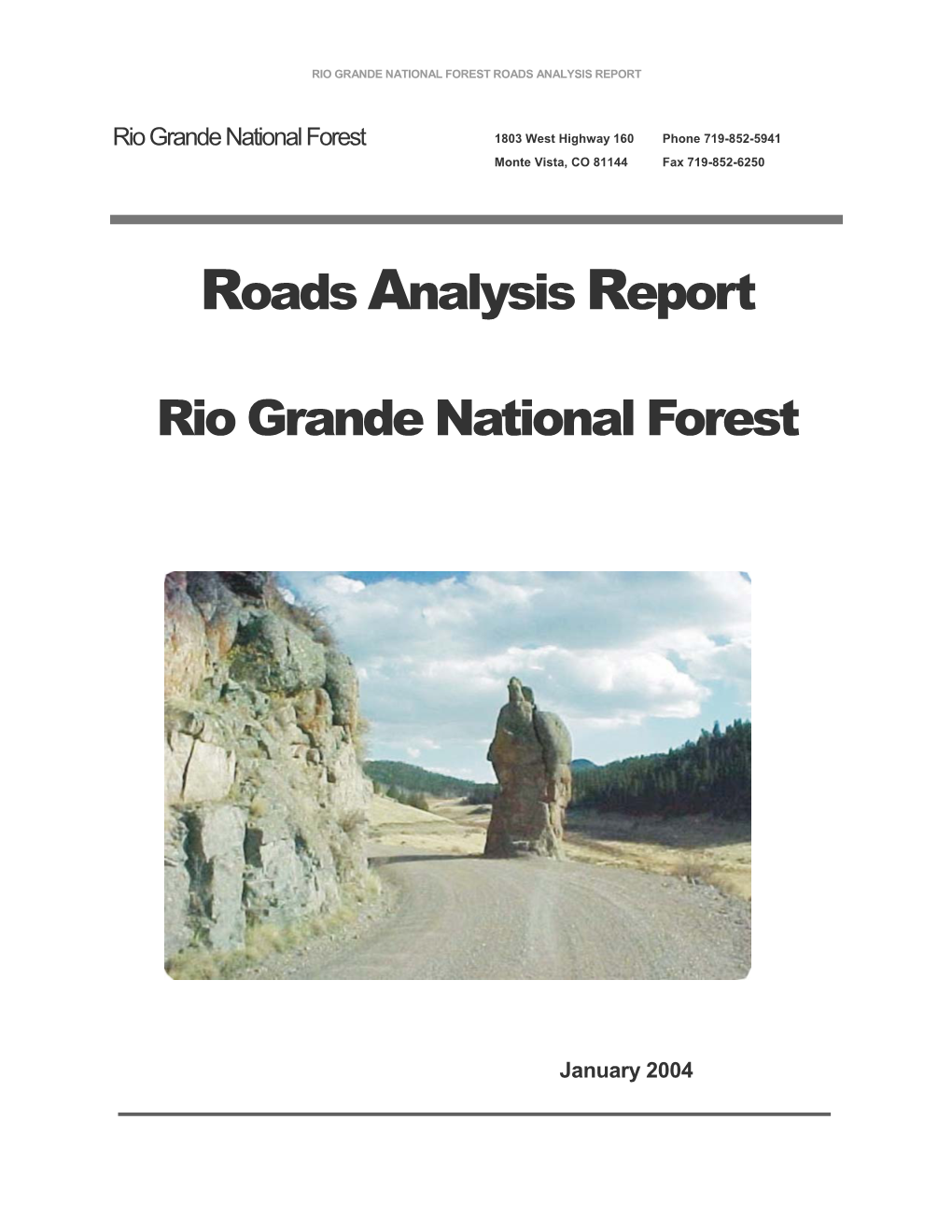 Roads Analysis Report
