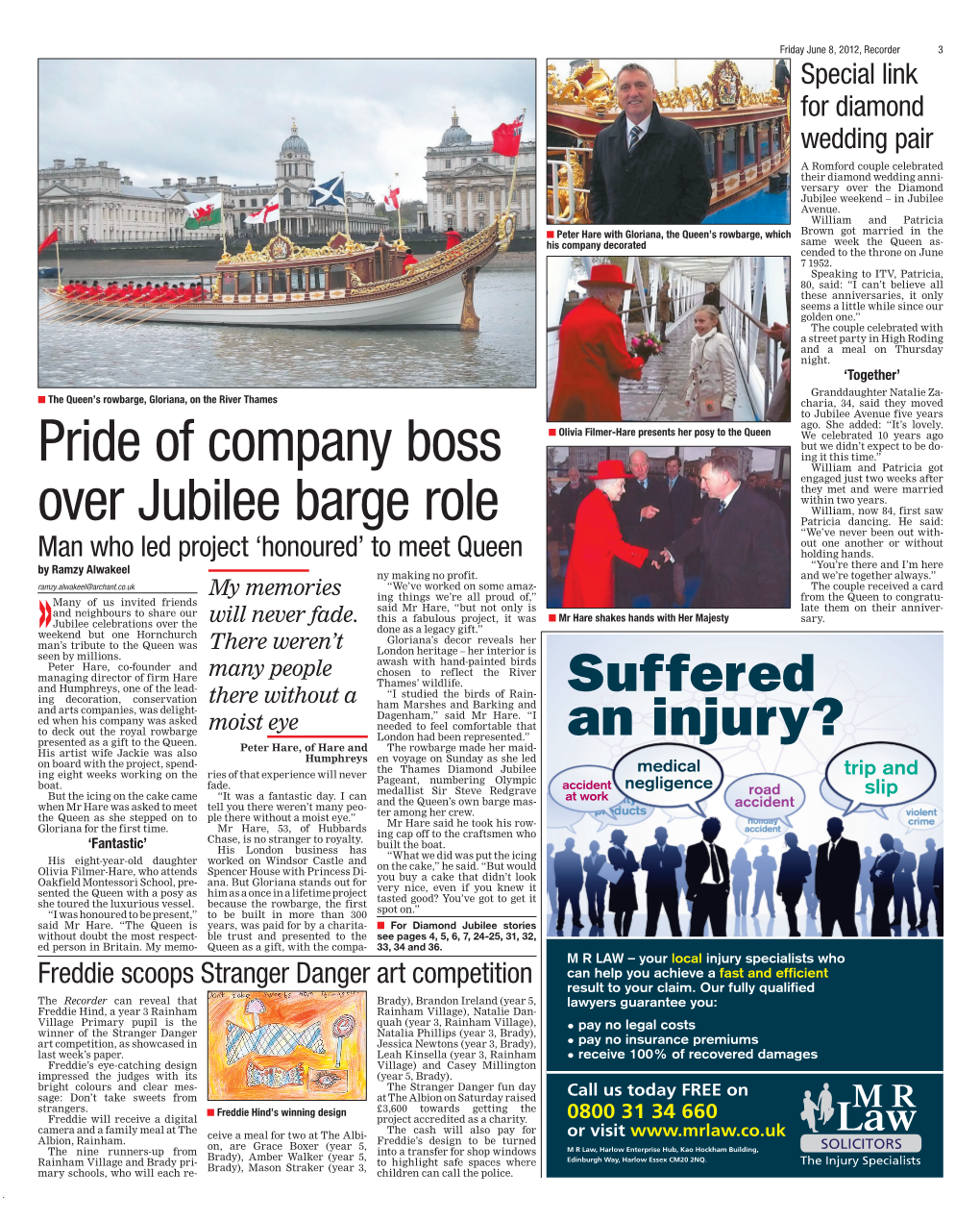 Pride of Company Boss Over Jubilee Barge Role