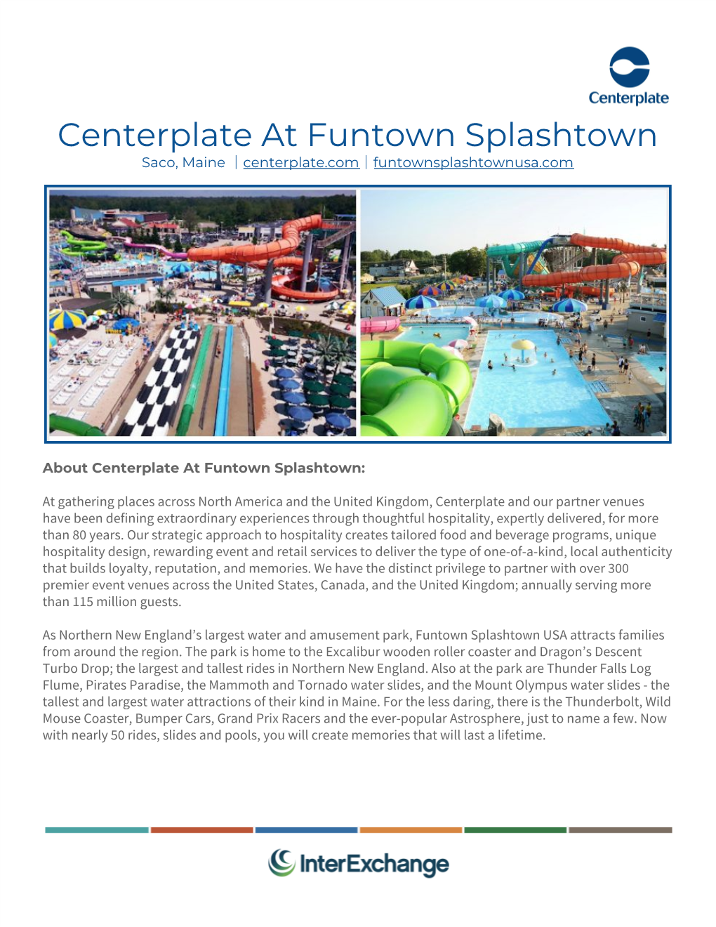 Centerplate at Funtown Splashtown Saco, Maine │​Centerplate.Com​│​Funtownsplashtownusa.Com