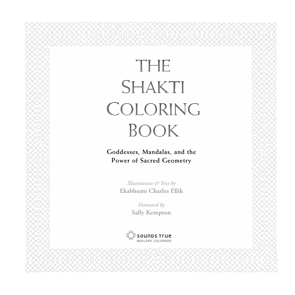 The Shakti Coloring Book