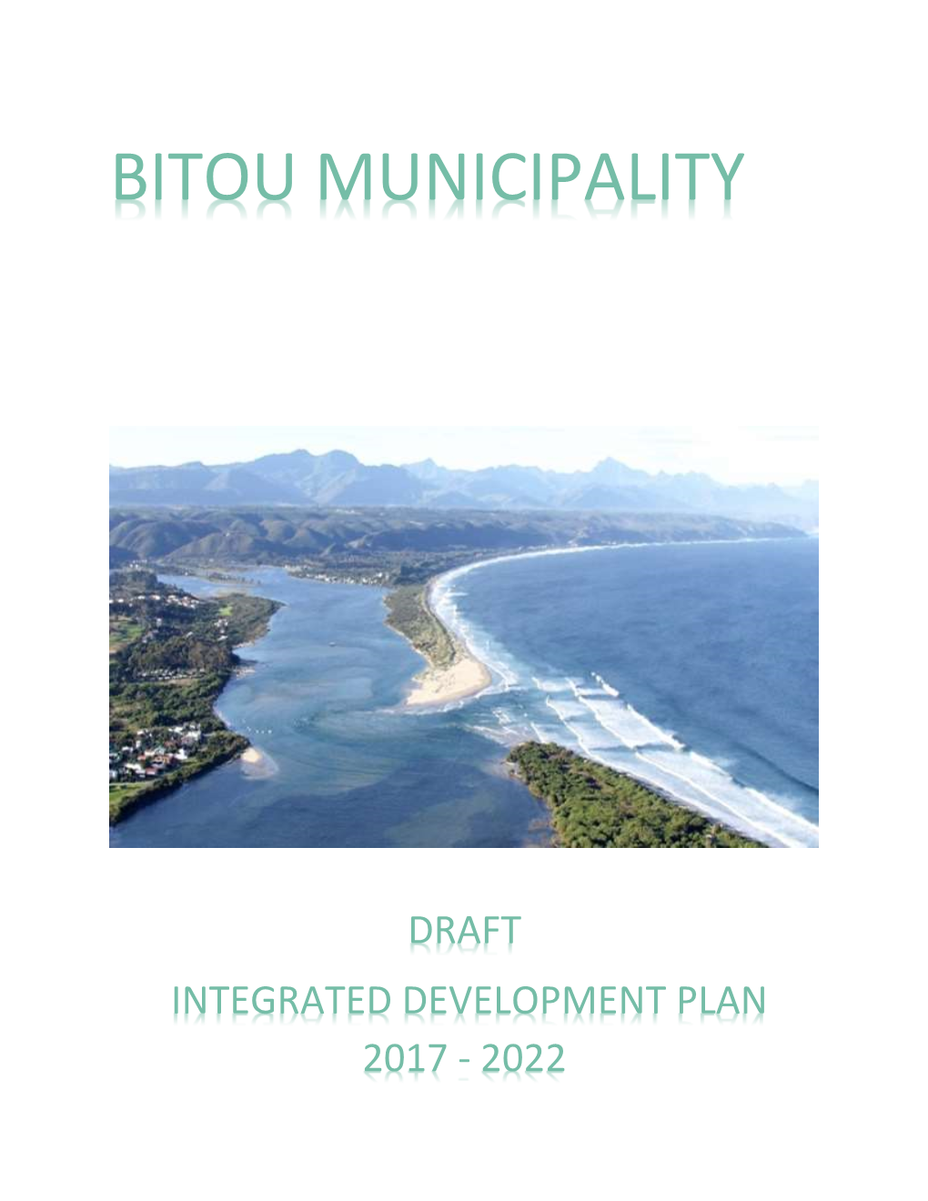 Draft Integrated Development Plan 2017 - 2022