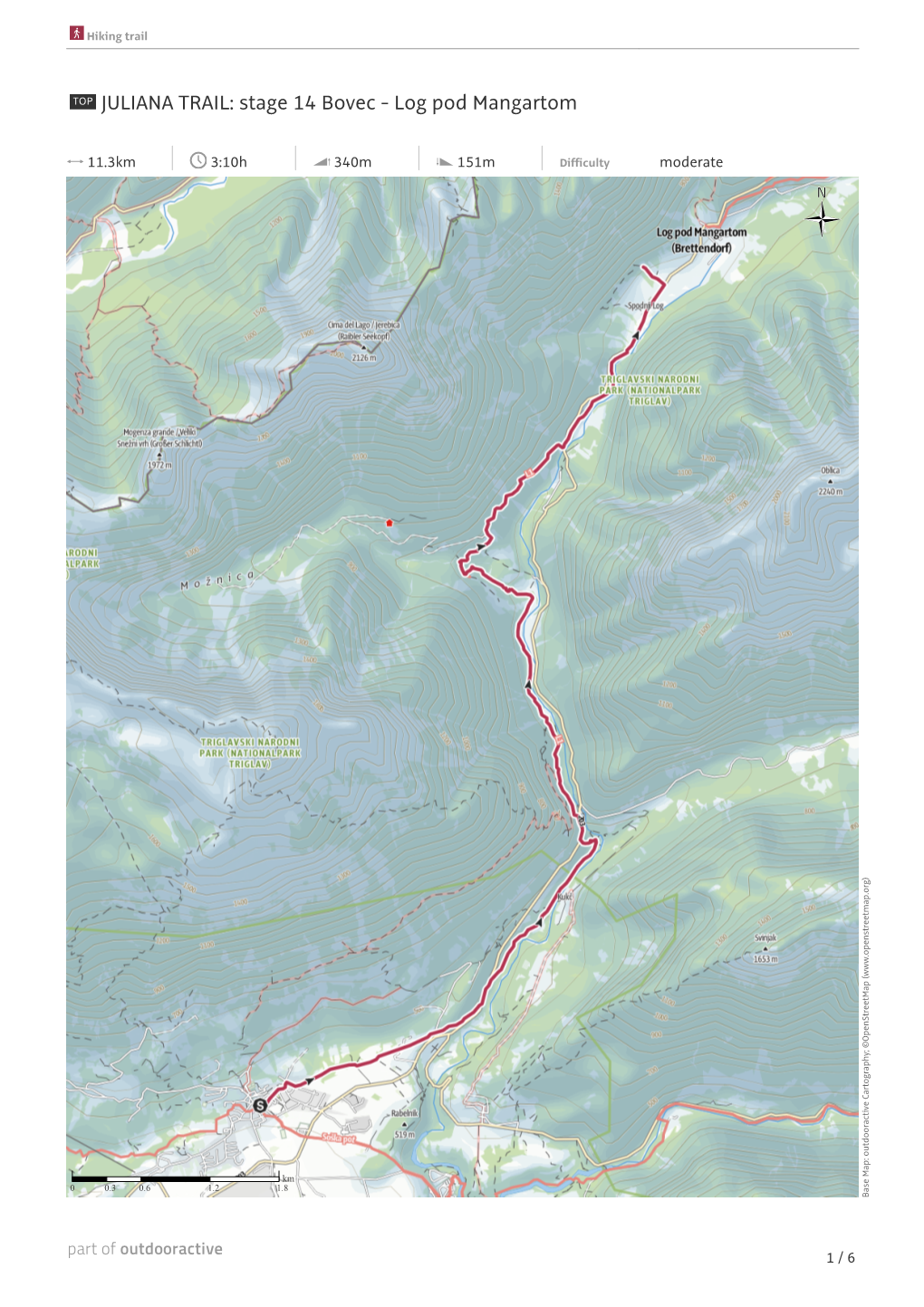 JULIANA TRAIL: Stage 14 Bovec - Log Pod Mangartom