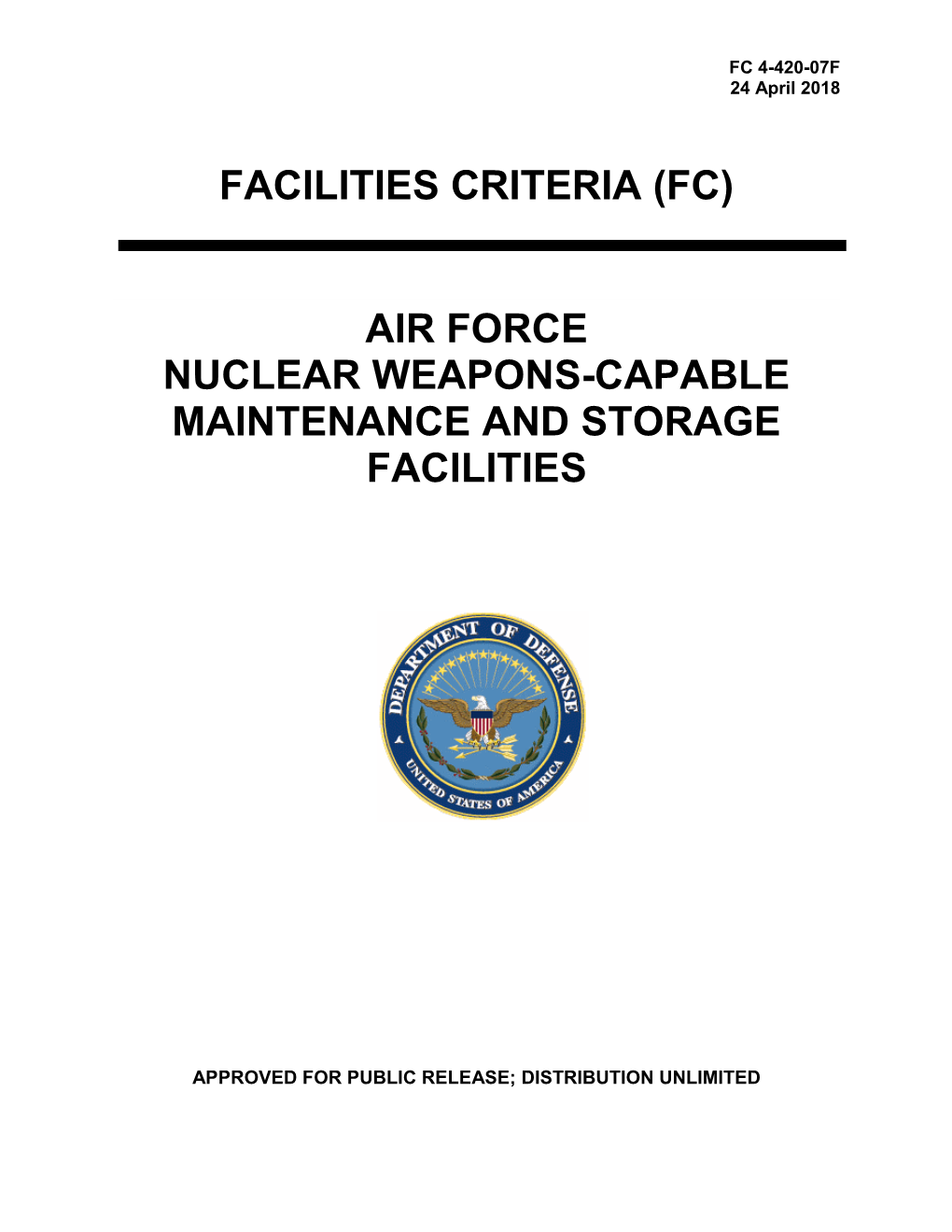FC 4-420-07F Nuclear Weapons-Capable Maintenance