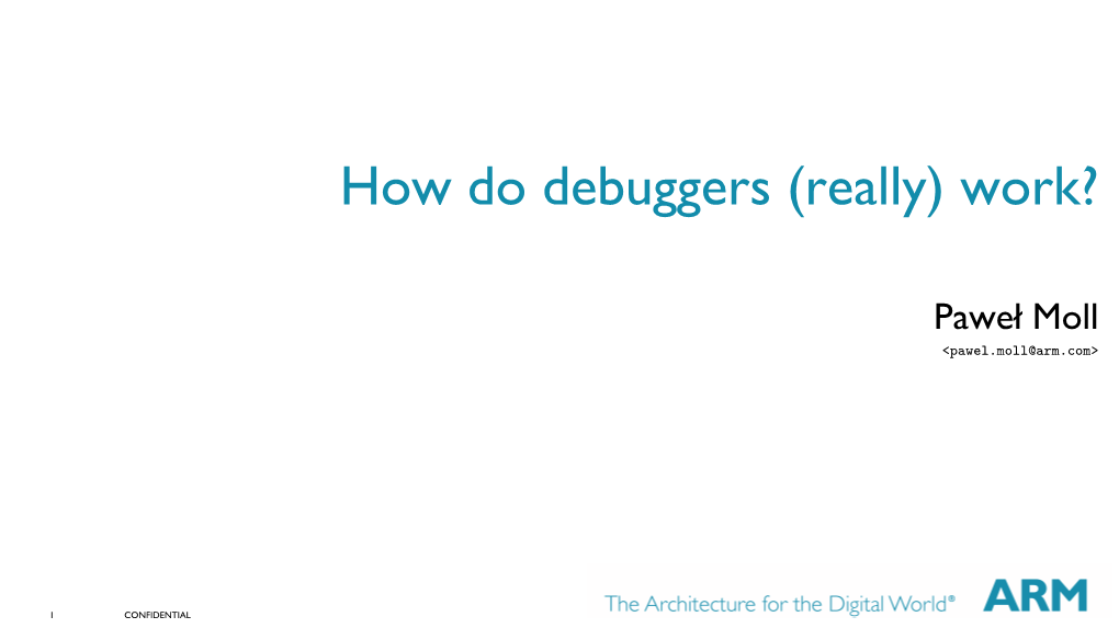 How Do Debuggers (Really) Work?