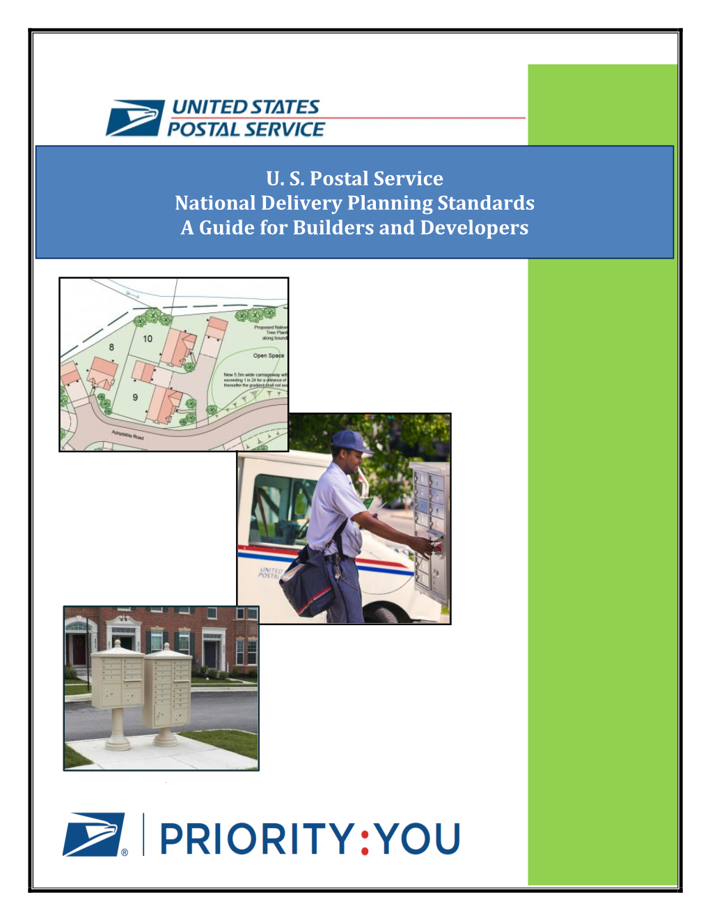 US Postal Service National Delivery Planning Standards a Guide