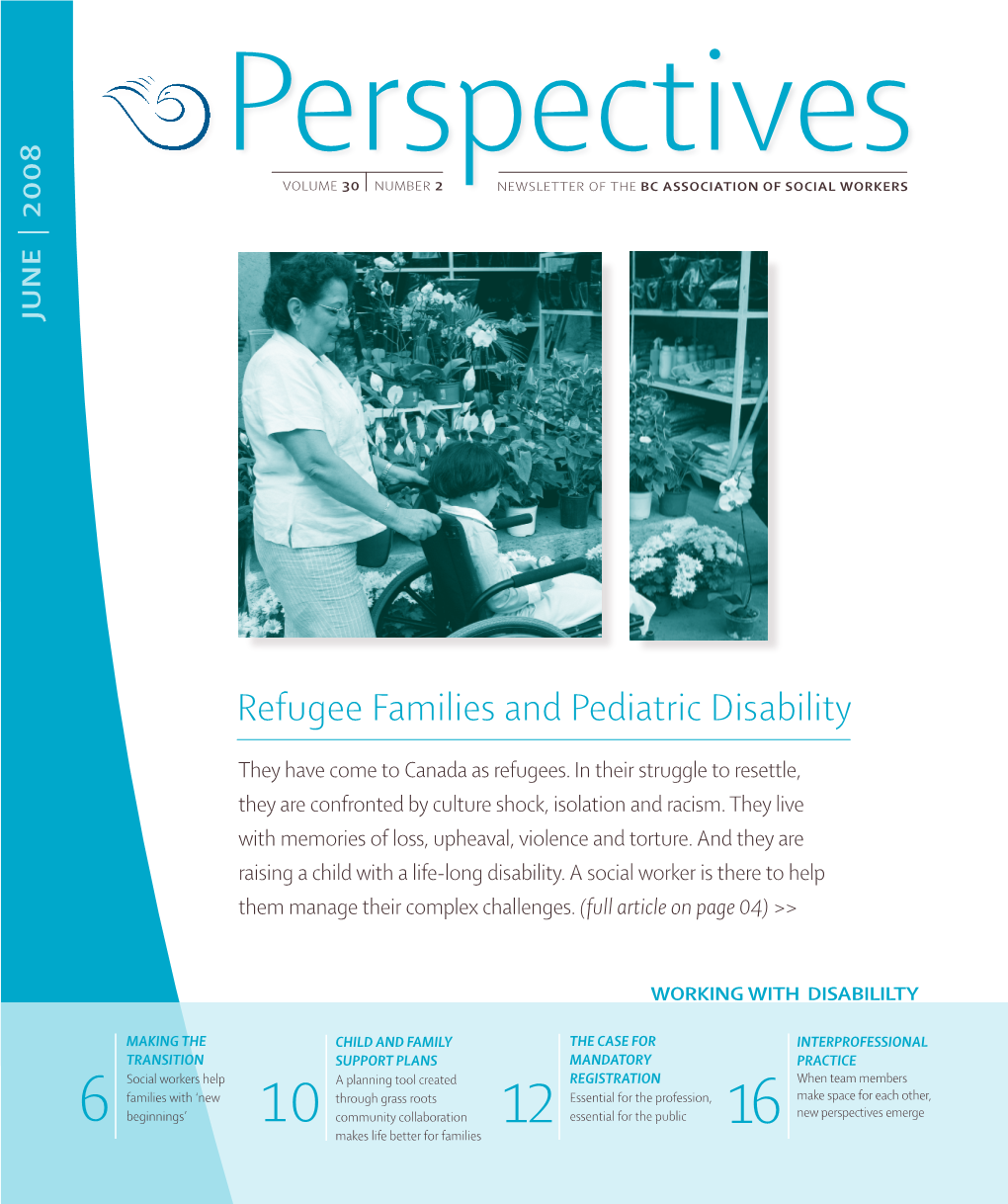 Refugee Families and Pediatric Disability