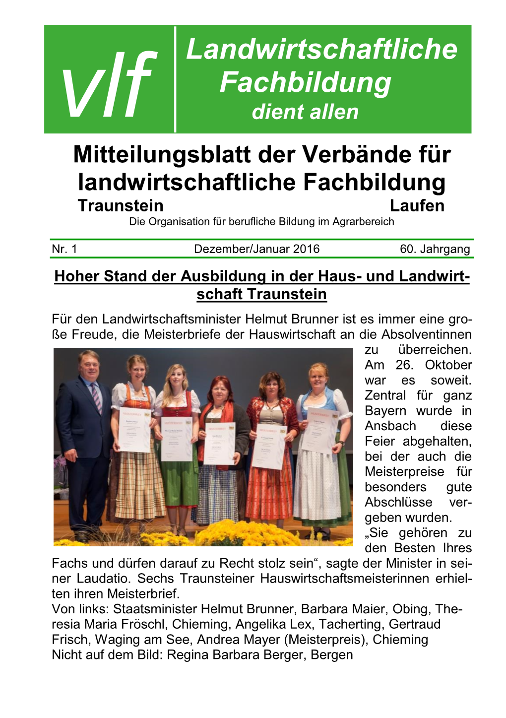 Landwirtschaftliche Fachbildung Traunstein Laufen Die Organisation Für Berufliche Bildung Im Agrarbereich