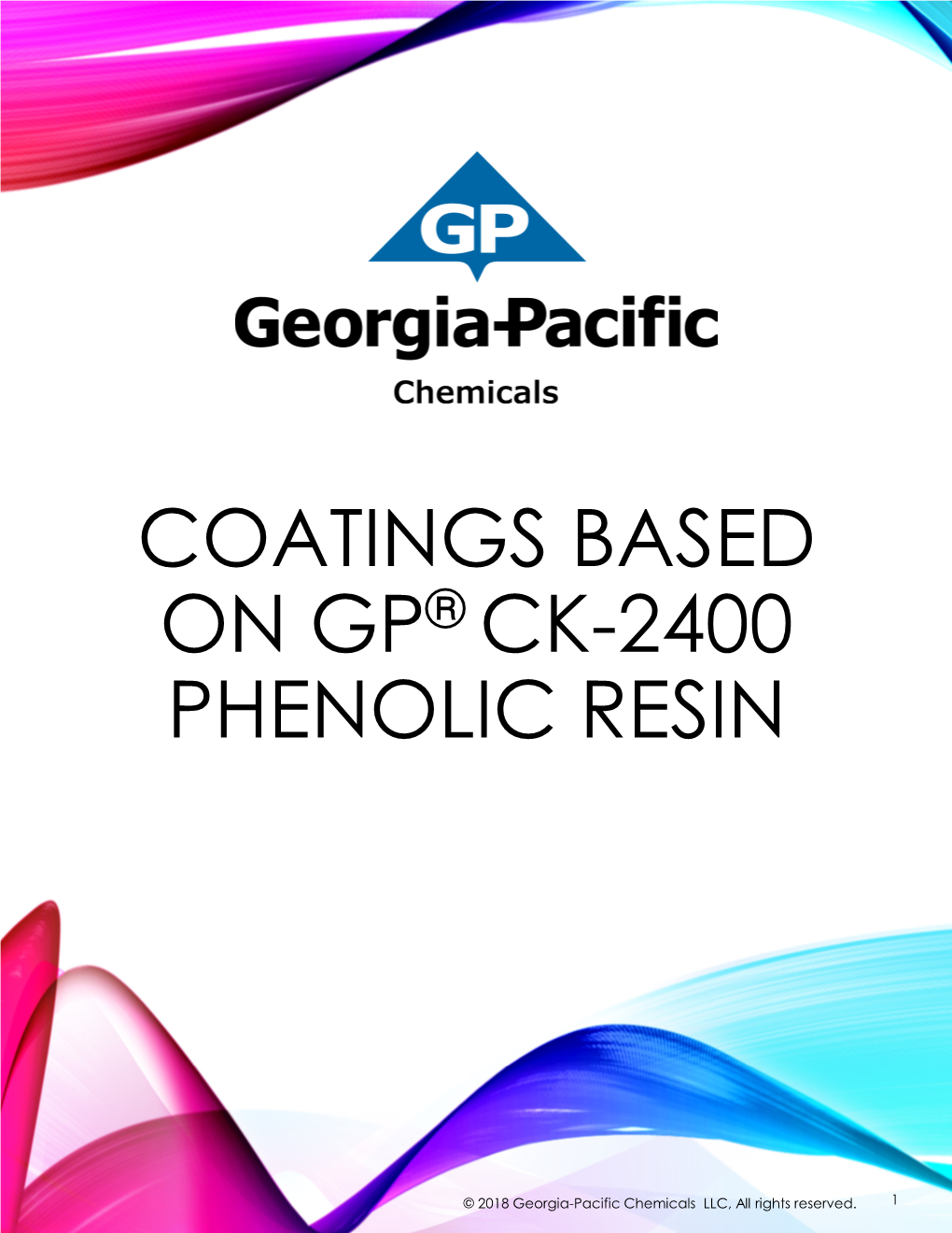 Coatings Based on Gp® Ck-2400 Phenolic Resin