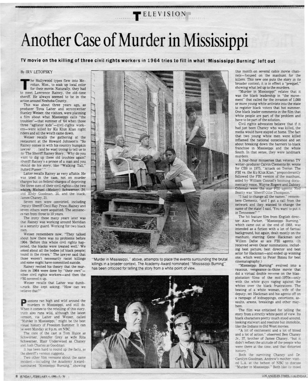 Anothercaseofmurderin Mississippi