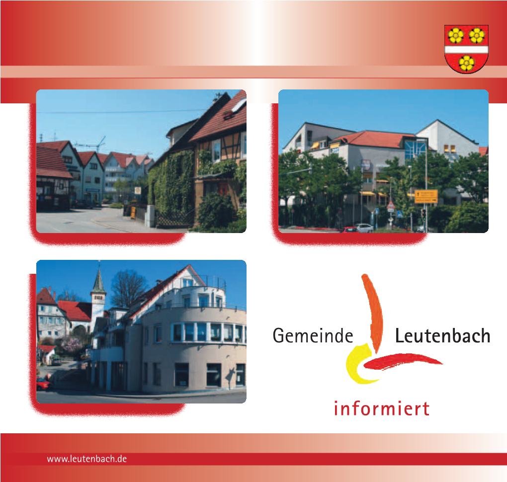 Bürger-Informationsbroschüre Der Gemeinde Leutenbach