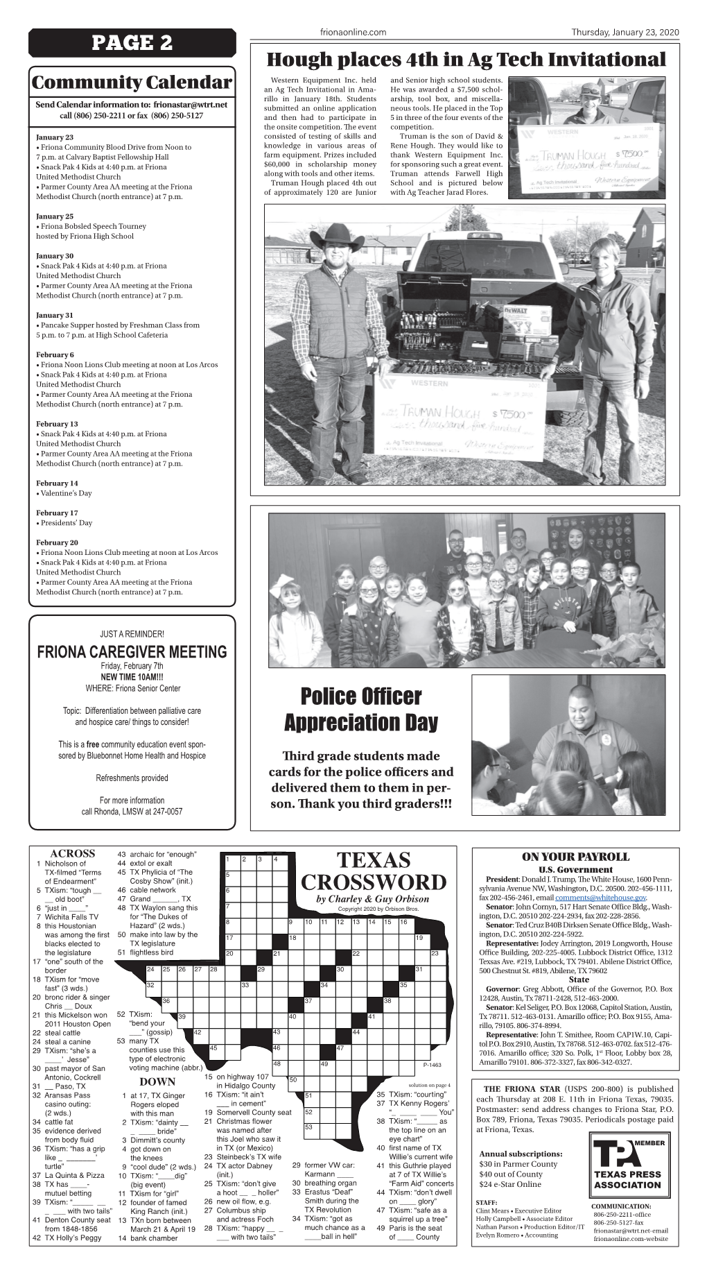 Texas Crossword