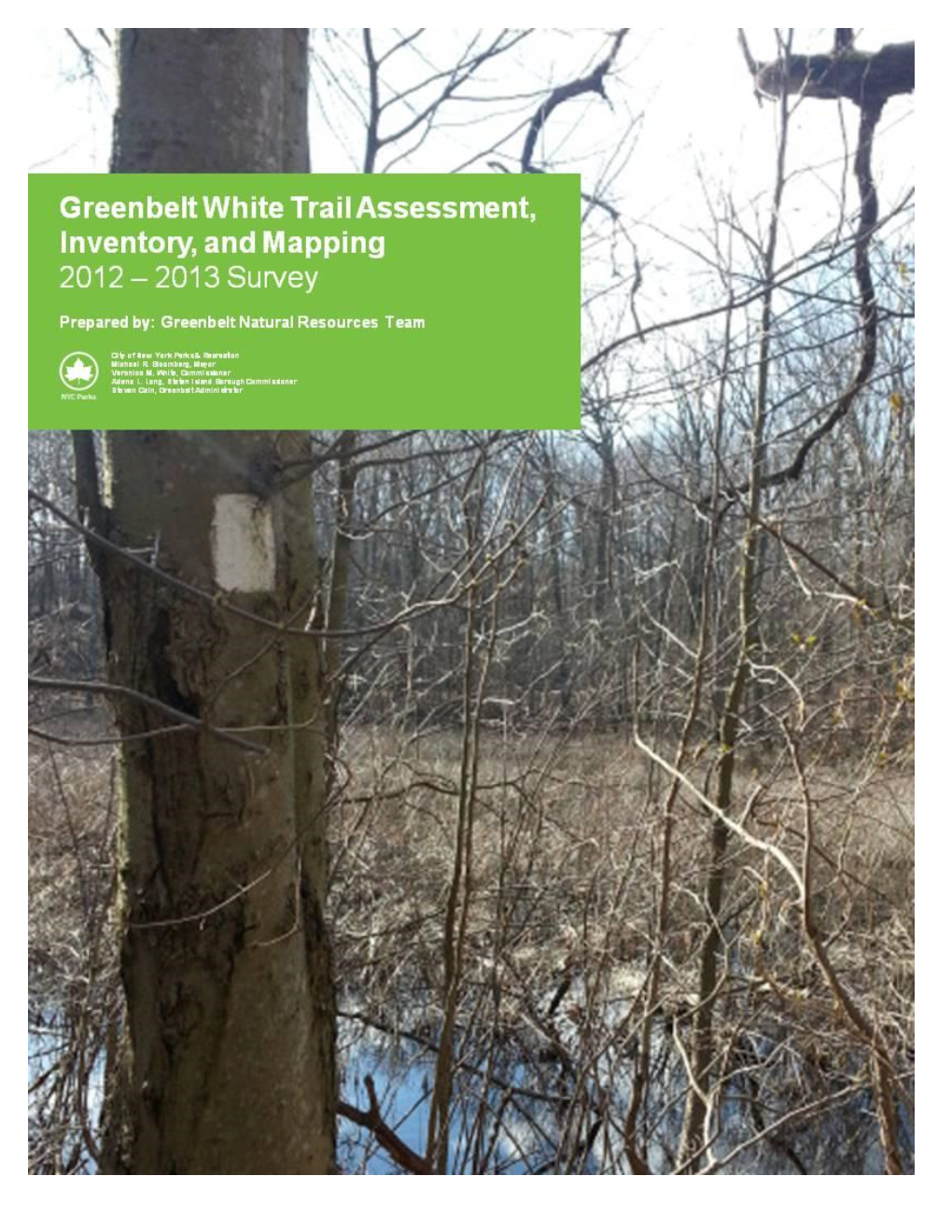 Greenbelt White Trail Assessment, Inventory and Mapping