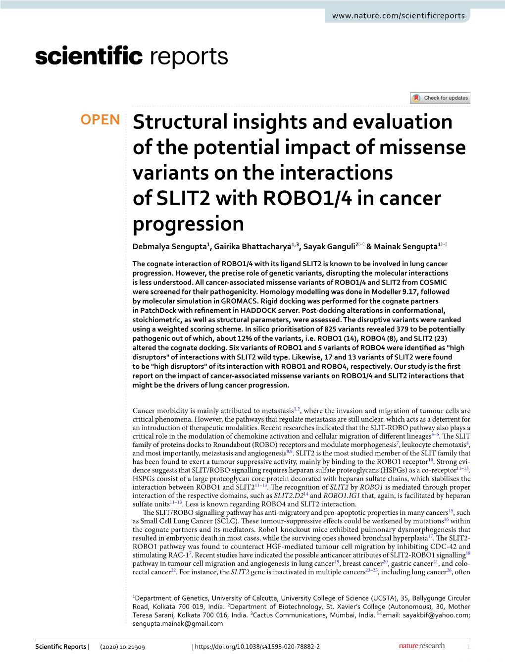 Structural Insights and Evaluation of the Potential Impact of Missense