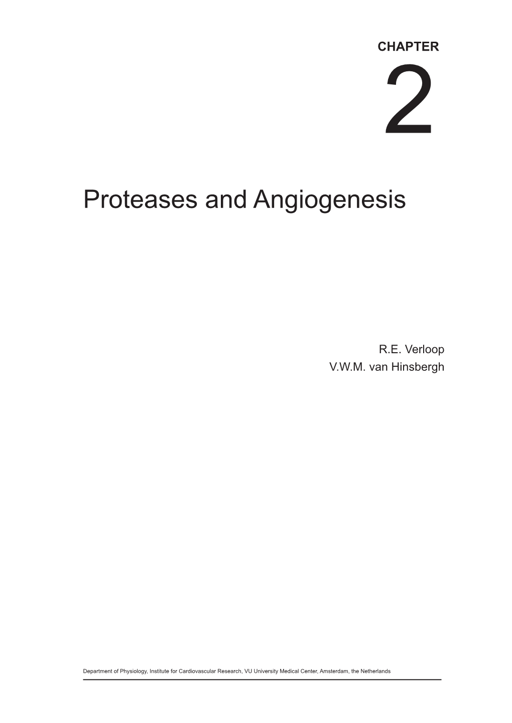 Hoofdstuk Proteases and Angiogenesis