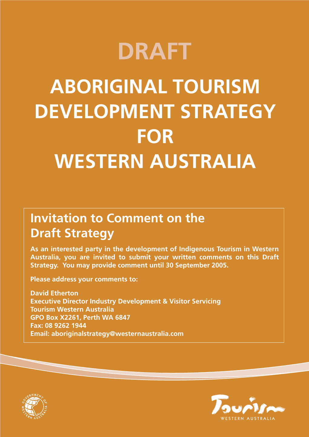 Aboriginal Tourism Development Strategy for Western Australia