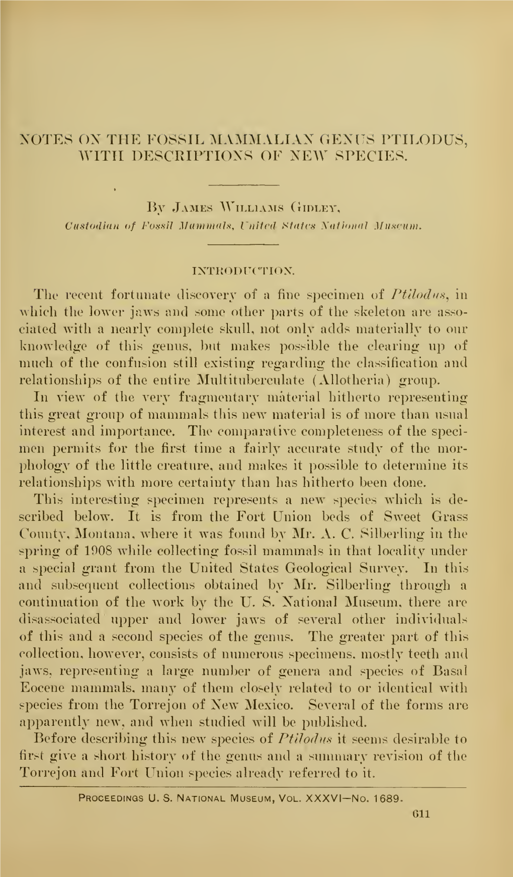 Proceedings of the United States National Museum