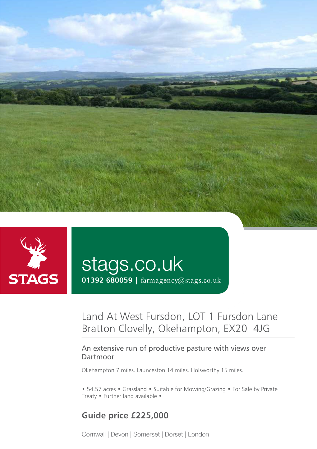 Stags.Co.Uk 01392 680059 | Farmagency@Stags.Co.Uk