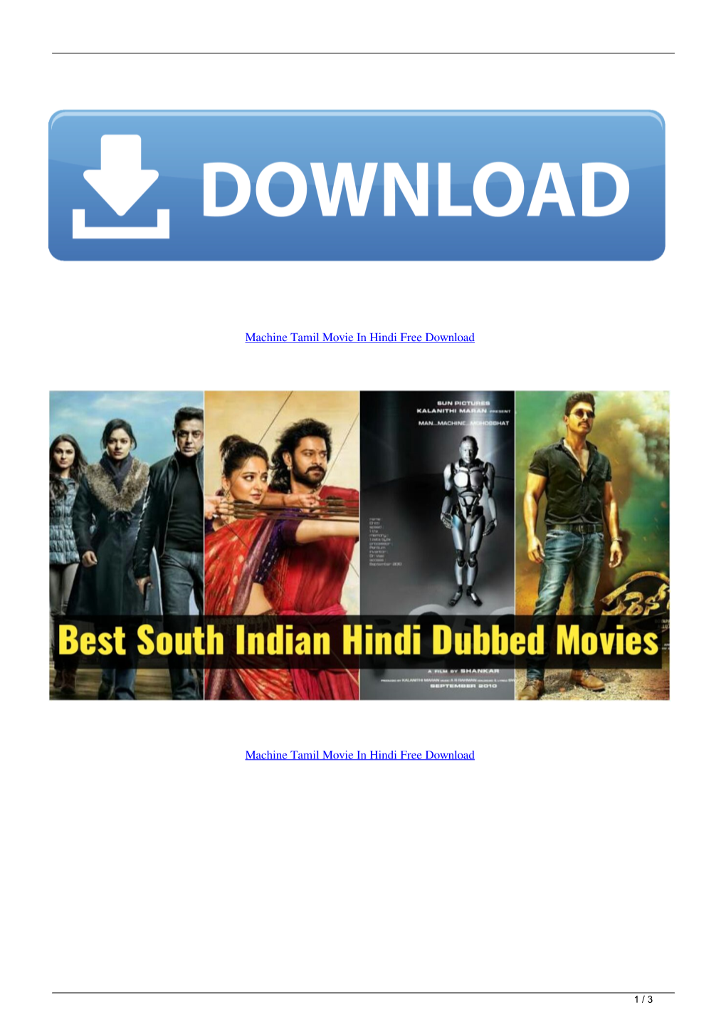 Machine Tamil Movie in Hindi Free Download