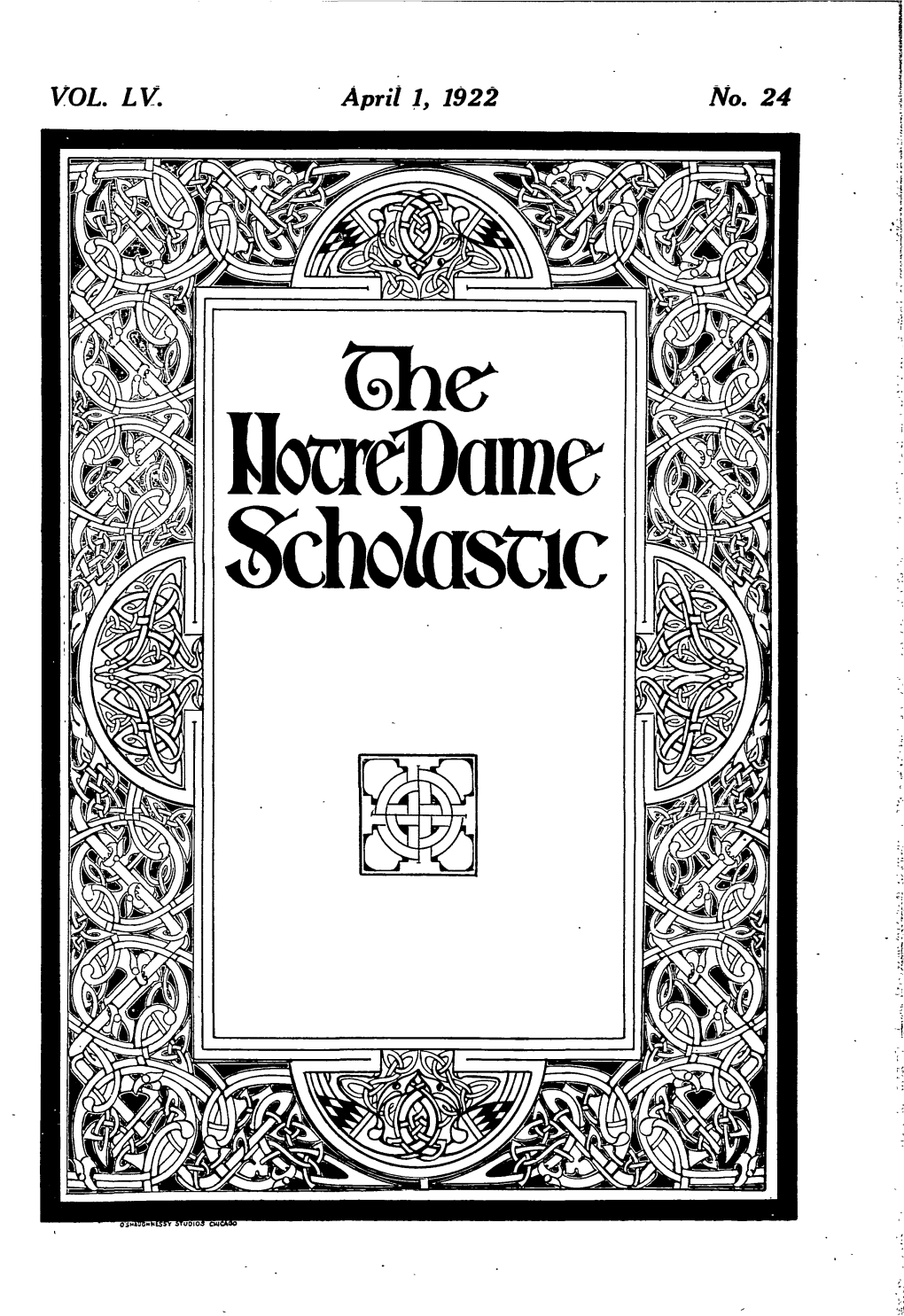 Notre Dame Scholastic, Vol. 55, No. 24