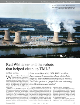 Red Whittaker and the Robots That Helped Clean up TMI-2