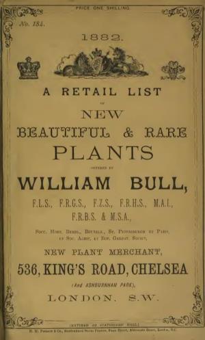 [William Bull (Firm) Materials]
