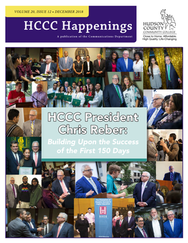 DECEMBER 2018 HCCC Happenings a Publication of the Communications Department