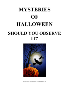 Mysteries of Halloween