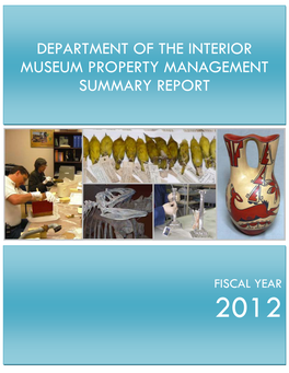 Department of the Interior Museum Property Management Summary Report