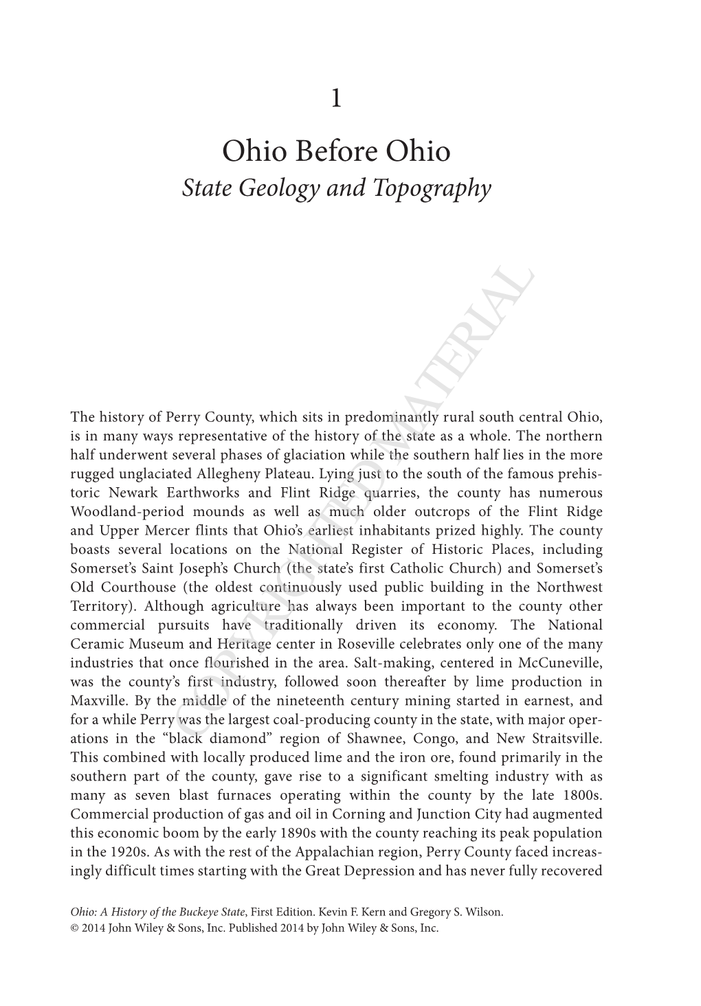 State Geology and Topography