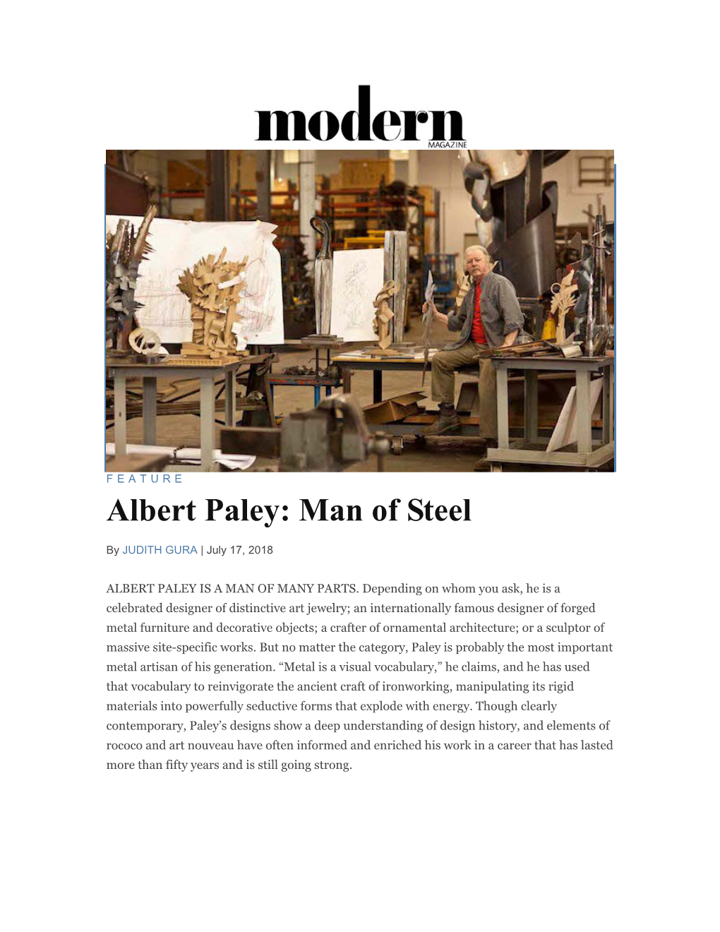 Albert Paley: Man of Steel