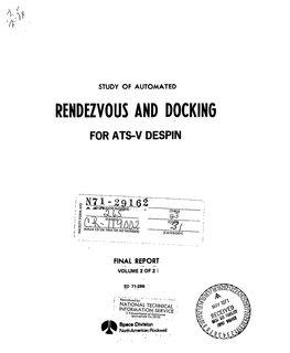 Rendezvous and Docking for Ats-V Despin