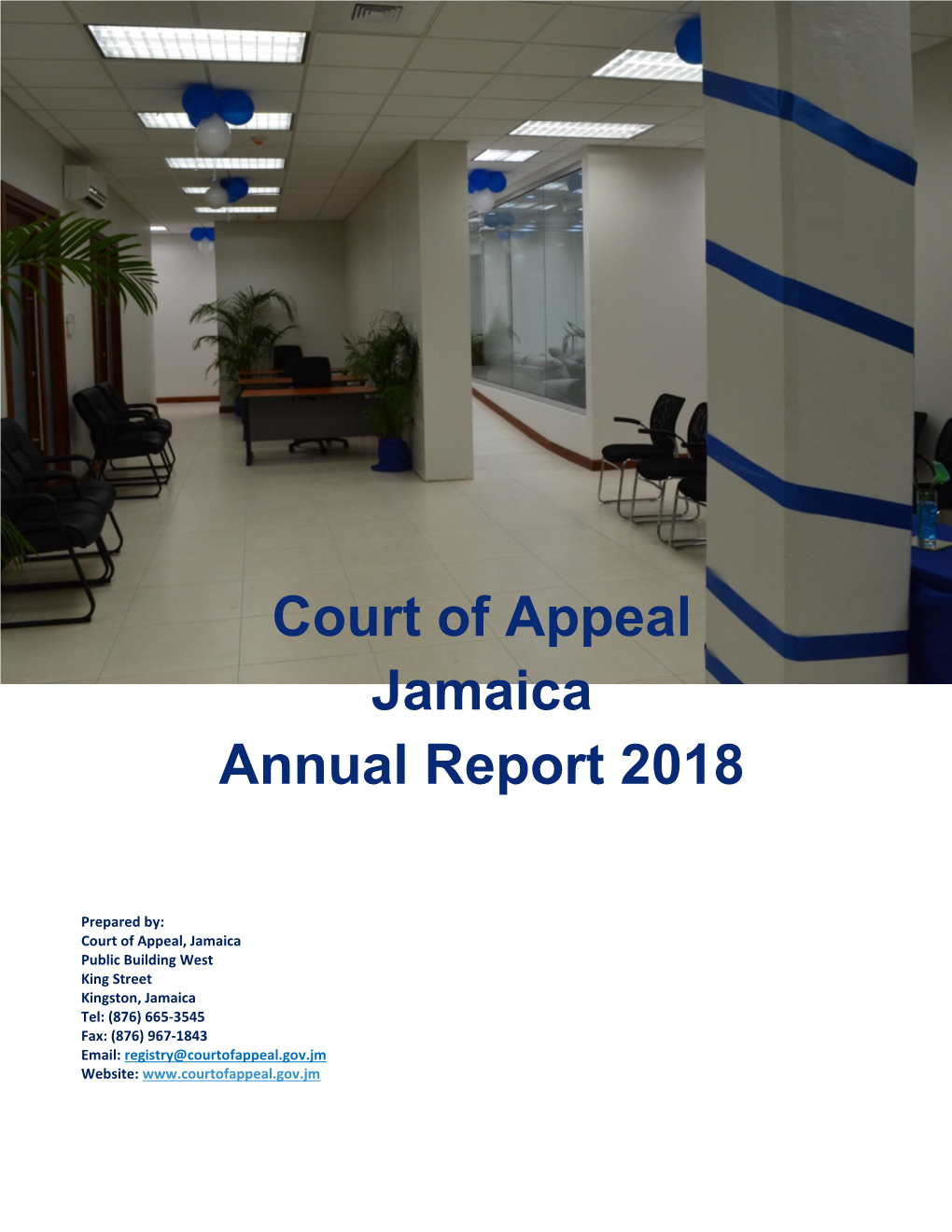 Court of Appeal Jamaica Annual Report 2018