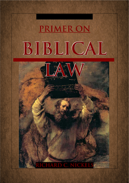 PRIMER on Biblical Law