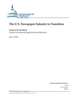 The U.S. Newspaper Industry in Transition