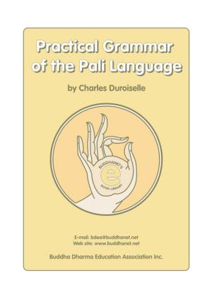 A Grammar of the Pali Language