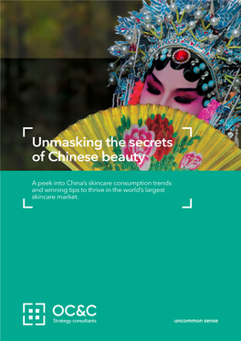 Unmasking the Secrets of Chinese Beauty