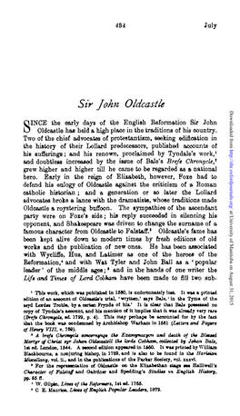 Sir John Oldcastle Downloaded From