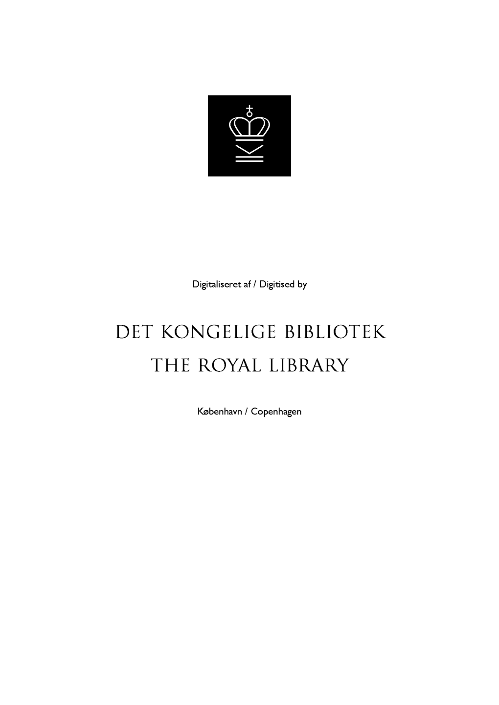 Det Kongelige Bibliotek Da 1.-2.S 58 8°