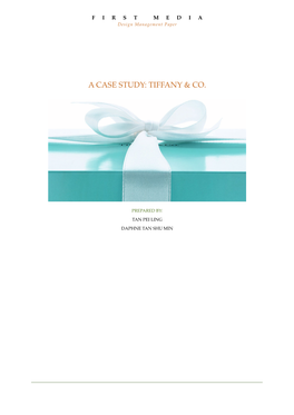 A Case Study: Tiffany &