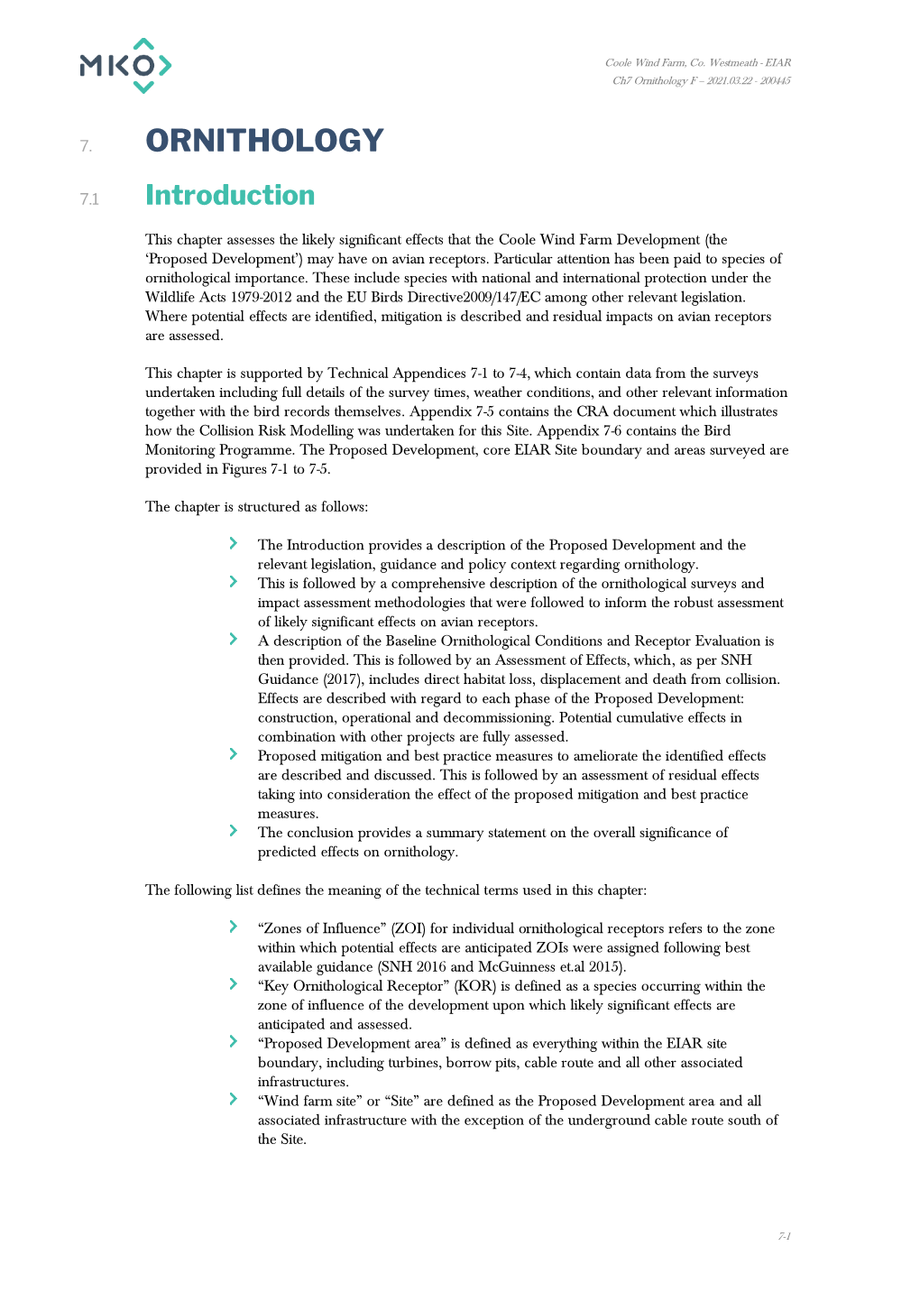 Birds Directive2009/147/EC Among Other Relevant Legislation