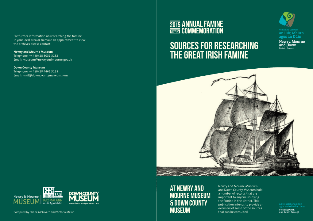 Great Famine Research Resource Leaflet