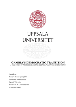 Gambia's Democratic Transition