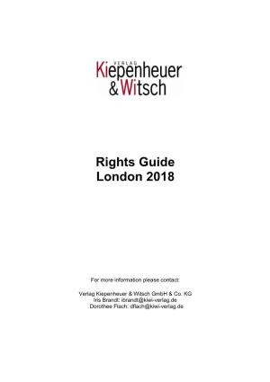 Rights Guide London 2018
