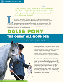 Dales Pony Society of America