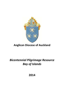 Bicentennial Pilgrimage Resource Bay of Islands 2014