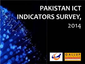 Pakistan ICT Indicators Survey 2014 Presentation