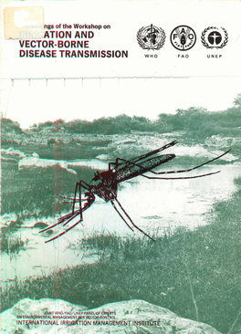 Irrigation and Vector-Borne Disease Transmission