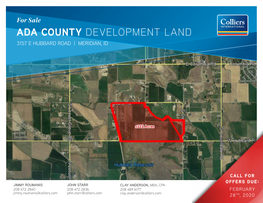 Ada County Development Land 3157 E Hubbard Road | Meridian, Id
