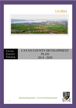Cavan County Development Plan 2014-2020 to Impact on Designated Sites of Conservation