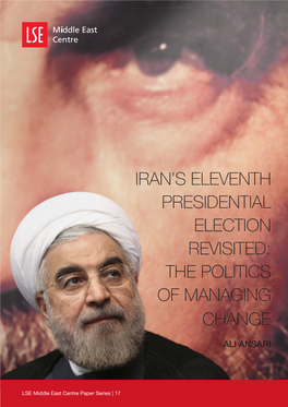 Iran's Eleventh Presidential Election Revisited: the Politics of Managing